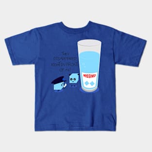 Disappearing Ice cubes Kids T-Shirt